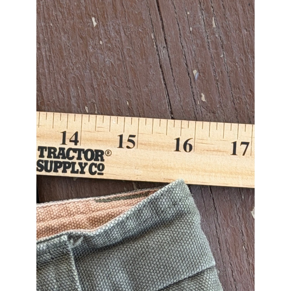 Duluth Trading Co Mens Olive Green Fire Hose Cargo Work Pants 36x34 Fits 36x32 - Picture 4 of 8